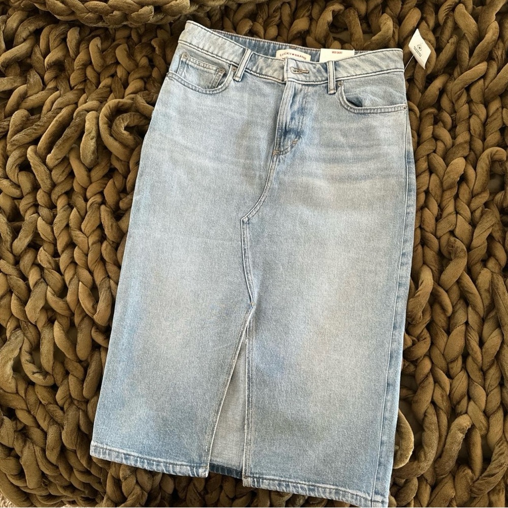 NWT Lucky Brand Midi Skirt